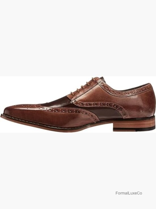 Wingtip Oxford Lace-Up Dress Shoes Memory Foam Cushioned Men\'s Oxfords main image 7